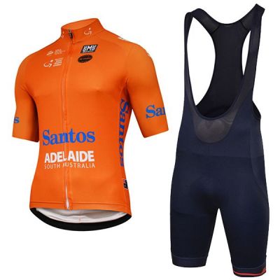 Equipación ciclismo Corta TOUR DOWN UNDER 2018 Naranja