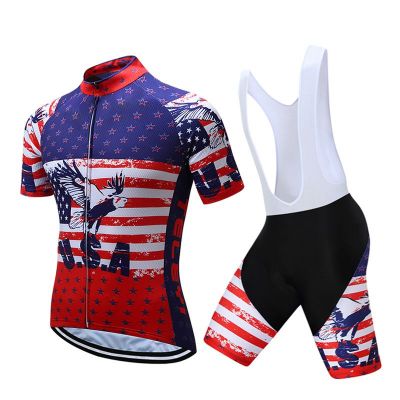 Equipación ciclismo Corta USA 2018
