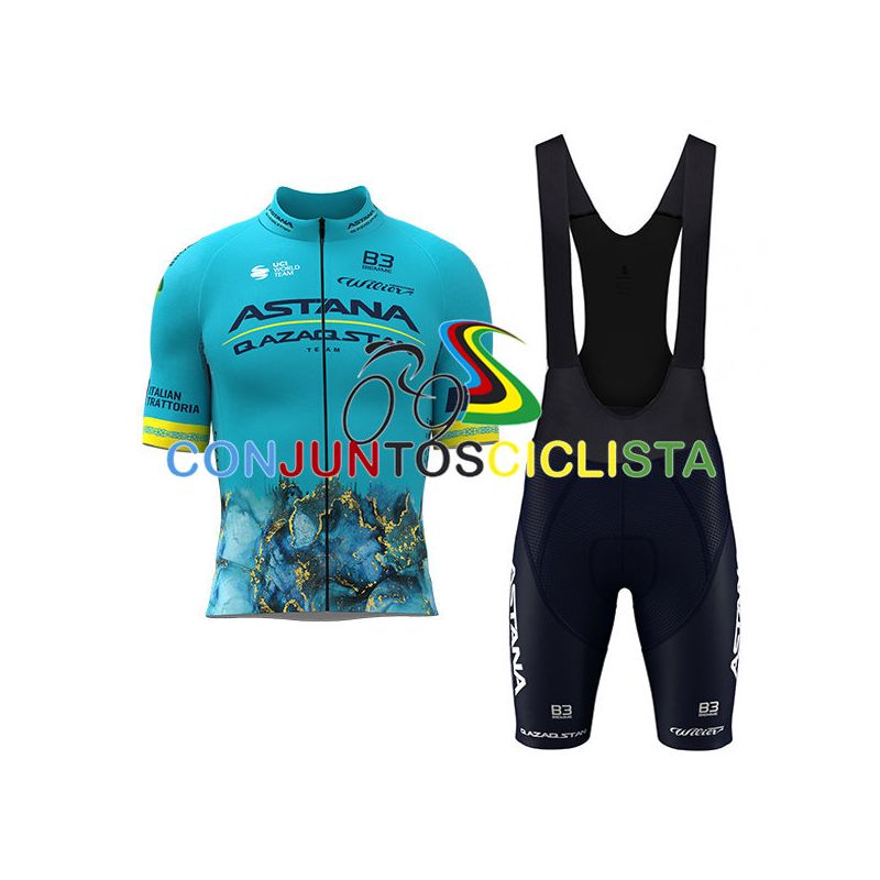 Astana Uniformes De Ciclismo 2021 Maglia Ciclismo Astana Biemme