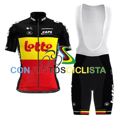 Equipación ciclismo corta LOTTO 2025