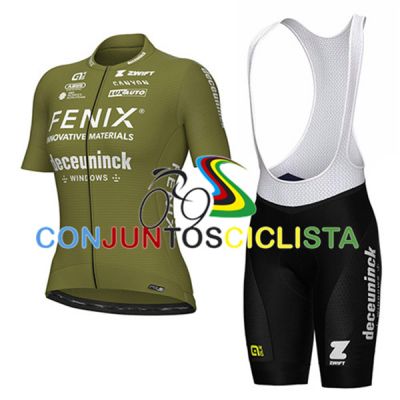 Equipación ciclismo corta FENIX-Deceuninck 2025