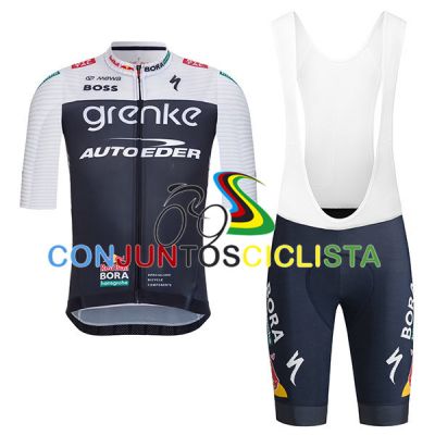 Equipación ciclismo corta BORA HANSGROHE 2025