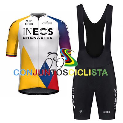 Equipación ciclismo corta INEOS 2025