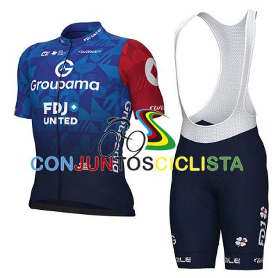 Equipación ciclismo corta Groupama FDJ 2025