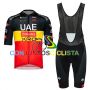 Equipación ciclismo corta UAE BELGICA 2025