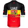 Equipación ciclismo corta UAE BELGICA 2025