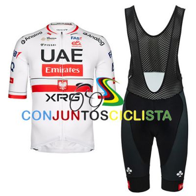 Equipación ciclismo corta UAE POLONIA 2025