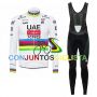 Equipación ciclismo larga UAE 2025 Hombre STOCK