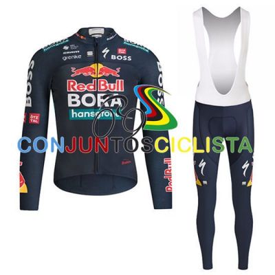 Equipación ciclismo larga BORA HANSGROHE TDF 2024 Hombre STOCK