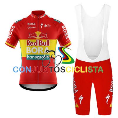 Equipación ciclismo corta BORA HANSGROHE 2025