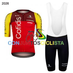 Equipación ciclismo corta COFIDIS 2026