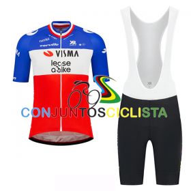 Equipación ciclismo corta VISMA FRANCE 2026