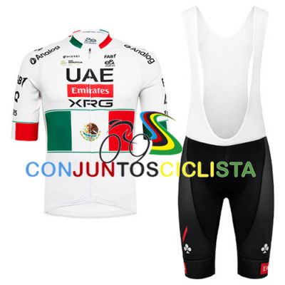 Equipación ciclismo corta UAE EMIRATES 2026