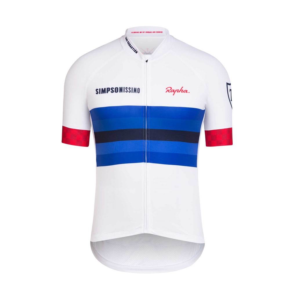 Short Sleeve Rapha Tricolour Jersey New RAPHA Short Sleeve